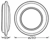 LEDVANCE ORBIS BERLIN lampa sufitowa LED 300mm, srebrna, Podgląd zdjęcia produktu 3