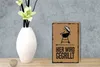 Holzschild Spruch 12x18 cm Hier wird gegrillt Kugelgrill Produktbild-Vorschau 5