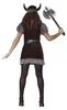 Vikingsvrouw kostuum voor dames, maat M-XL, maat: L Productafbeelding-voorbeeld 5