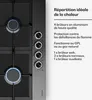 Klarstein Verosteel Plaque de Cuisson Gaz 60cm - 4 Brûleurs Voir les images du produit 5