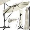 tillvex® Premium Alu Sonnenschirm 330 cm Beige + Abdeckung Produktbild-Vorschau 1
