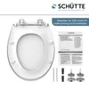SCHÜTTE Duroplast Sedile WC LED, sedile WC con luce Anteprima dell’immagine prodotto 15