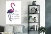 MuchoWow® Poster Flamingo - Glitzer - Rosa 80x120 cm - Produktbild-Vorschau 4