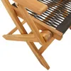The Living Store Gartenstühle 6 Stk. Klappbar Schwarz Produktbild-Vorschau 9