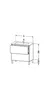 Waschtischunterbau L-CUBE 1020x481x704mm nussbaum natur Produktbild-Vorschau 3