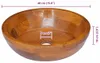 vidaXL Umyvadlo z masivního teakového dřeva Φ40x10 cm Náhled obrázku produktu 5