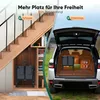 Sekey Bollerwagen, Faltbarer Handwagen 4 Räder, 80KG / 60L, Produktbild-Vorschau 4