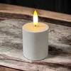 Coen Bakker LED Kerzen mit Timer weiß 2-er Set 4,5x8cm 3D Produktbild-Vorschau 2