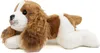 Kuscheltier Hund Cavalier 30 cm liegend braun/weiß Produktbild-Vorschau 2