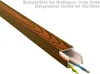 Kabelkanal Rot Braun 60x40 mm zum Schrauben Holzoptik mit Produktbild-Vorschau 4