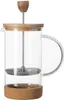 A clear studio shot of a French press coffee maker. Voir les images du produit