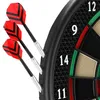 A close-up shot of three darts embedded in a dartboard. Produktbild-Vorschau