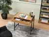 Scrivania con cassetto ARGI - nero / rovere Anteprima dell’immagine prodotto 4