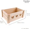 Creative Deco Duża drewniana skrzynka dekoracyjna Skrzynka Podgląd zdjęcia produktu 3