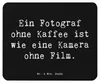 Mr. & Mrs. Panda Mauspad Spruch Fotograf Kaffee - Schwarz - Produktbild-Vorschau 1
