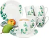 Eukalyptus 12tlg Frühstücksset Porzellan 6 Personen kleine Produktbild-Vorschau 1