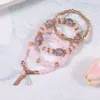 4 Teile/satz Boho Faux Achat Perle Quaste Kette Charm Produktbild-Vorschau 8