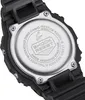 The back of a black Casio G-Shock watch, showing the model number and shock-resistant features. Anteprima dell’immagine prodotto