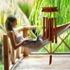 Relaxdays Carillon eolico in bambù, carillon dal design a Anteprima dell’immagine prodotto 2