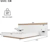MODFU Lit double 160x200 cm - Lit avec 2 tables de chevet Voir les images du produit 4