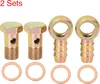2 Sets 16mm Banjo Tuyau Barbelé Boulon Raccord Banjo Boulon Voir les images du produit 2