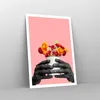 Poster - Poster ohne Rahmen - Schwarz Hände Blumen - 70x100 Produktbild-Vorschau 7