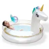 ONBEST Einhorn Planschbecken XXL mit Flick Set | Aufblasbar Produktbild-Vorschau 9