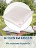 Paradies Kopfkissen 80x80 cm "Softy Top Duett Plus Bio" Produktbild-Vorschau 2