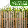 Holzpaket für Gartenzaun Lattenzaun inkl. Schrauben 180 cm Produktbild-Vorschau 3
