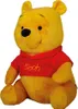 A plush toy of Winnie the Pooh sitting down, wearing a red hoodie with 'Pooh' written on it. Produktbild-Vorschau