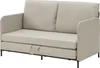 A beige sofa bed is shown from the front. Produktbild-Vorschau