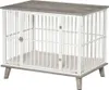 Dřevěná klec pro psy PAWHUT D02-069V01GY, přepravka pro Náhled obrázku produktu 1