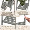 TTL HOME Blumenleiter Flower Ladder M+L Set grau – 2er Set Produktbild-Vorschau 5