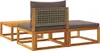 vidaXL 3-tlg. Gartensofa-Set mit Kissen Holz Akazie & Produktbild-Vorschau 6