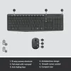 LGN Logitech MK235 Wireless Desktopset Americké rozloženie Náhľad obrázku produktu 18