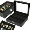 Uhrenbox Etui Organizer für 10 Uhren Produktbild-Vorschau 1