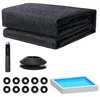 Solarfolie 549x274 cm Schwarz Noppenfolie Poolabdeckung Produktbild-Vorschau 1