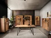 Hudson Baumkantentisch "live edge", 175x90 cm, Eisengestell Produktbild-Vorschau 4