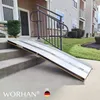 WORHAN rampa per sedia a rotelle pieghevole 272kg rampa per Anteprima dell’immagine prodotto 11