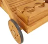 Teewagen 54x87x90 cm Massivholz Akazie Produktbild-Vorschau 7