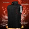 A black heated vest is shown with feature callouts and graphics suggesting warmth and protection. Náhled obrázku produktu
