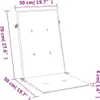 vidaXL Hochlehner-Auflagen 6 Stk. Melange Taupe 120x50x4 cm Produktbild-Vorschau 6