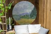 MuchoWow® Gartenposter Outdoor-Poster Rund Weizenfeld mit Produktbild-Vorschau 2