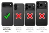 Comparison of phone cases for different iPhone models. Produktbild-Vorschau