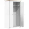 vidaXL Szafa BODO biało-brązowa 99x53,5x173 cm drewno Podgląd zdjęcia produktu 4