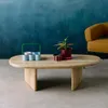 sweeek - Ovaler Couchtisch aus Mangoholz - Natur Produktbild-Vorschau 2