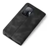 A black flip case for a smartphone is shown against a white background. Produktbild-Vorschau