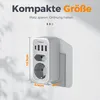 TESSAN USB C Steckdose Mehrfachsteckdose mit 4 USB Produktbild-Vorschau 8