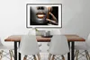 MuchoWow® MuchoWow® Gerahmtes Poster Lippen - Orange - Produktbild-Vorschau 3