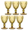 Rose&Tulipani lot de 6 verres 250 ml ambrés R116800016Z Voir les images du produit 2